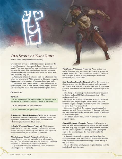 Enhancing Your Martial Skills with Rune Magic in Dnd